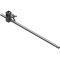 Plumb line holder | for screw- fitting to twine poles, held by screw, with round bar  13mm, including notch as rope guide, can be installed on twine poles of  10mm-  20mm, round bar can move in longitudinal directiongalvanized